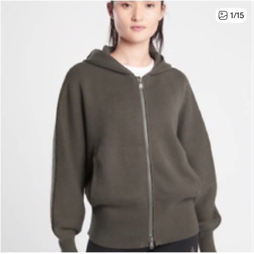 Athleta Dolman Aurora Knit Hooded Sweater. Size:Large